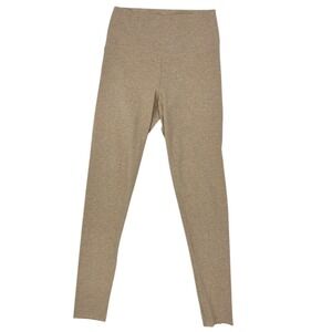 TNA High Rise Leggings Size S Heathered Tan Stretch‎ Athleisure Yoga Pants